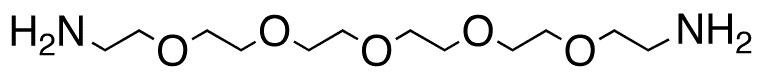 3,6,9,12,15-Pentaoxaheptadecane-1,17-diyl Bis-amine - Chemical structure and product image