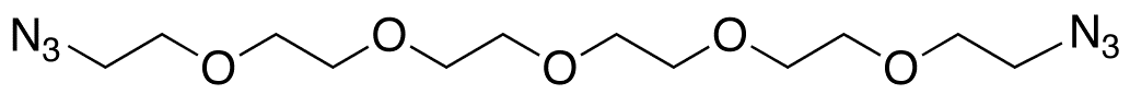 3,6,9,12,15-Pentaoxaheptadecane-1,17-diyl Bis-azide - Chemical structure and product image
