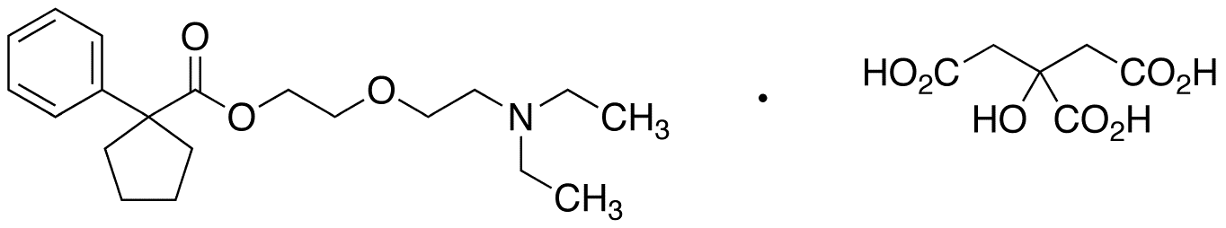 Pentoxyverine Citrate - Chemical structure and product image