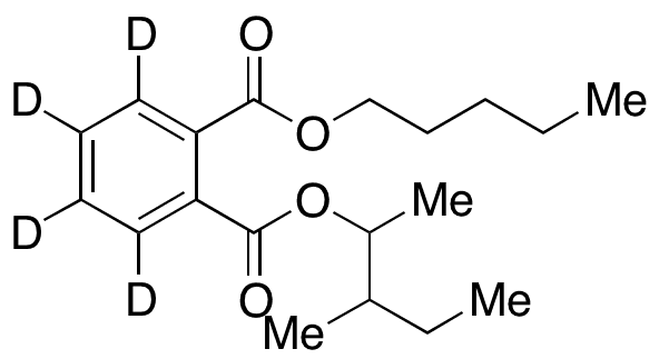 n-Pentyl 3-Methyl-2-pentyl Phthalate-d4 - Chemical structure and product image