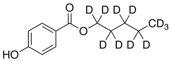 Pentyl-d11 Paraben - Chemical structure and product image