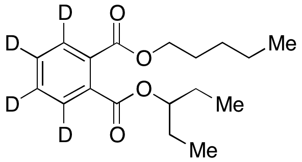 n-Pentyl 3-Pentyl Phthalate-d4 - Chemical structure and product image
