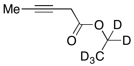 3-Pentynoic Acid Ethyl-d5 Ester - Chemical structure and product image