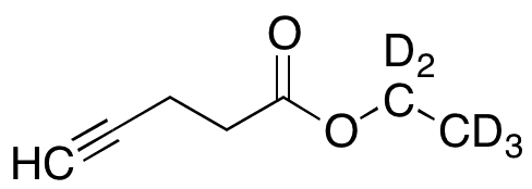 4-Pentynoic Acid Ethyl Ester-d5 - Chemical structure and product image