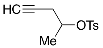 4-Pentyn-2-ol 4-Methylbenzenesulfonate  - Chemical structure and product image