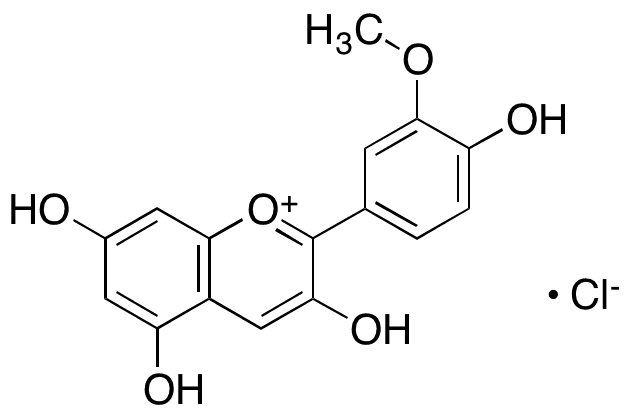 Peonidin Chloride - Chemical structure and product image