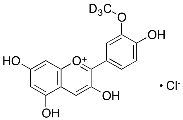 Peonidin Chloride-d3 - Chemical structure and product image