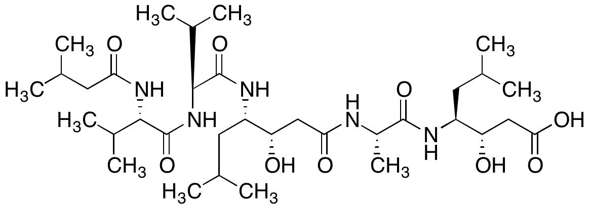 Pepstatin A - Chemical structure and product image