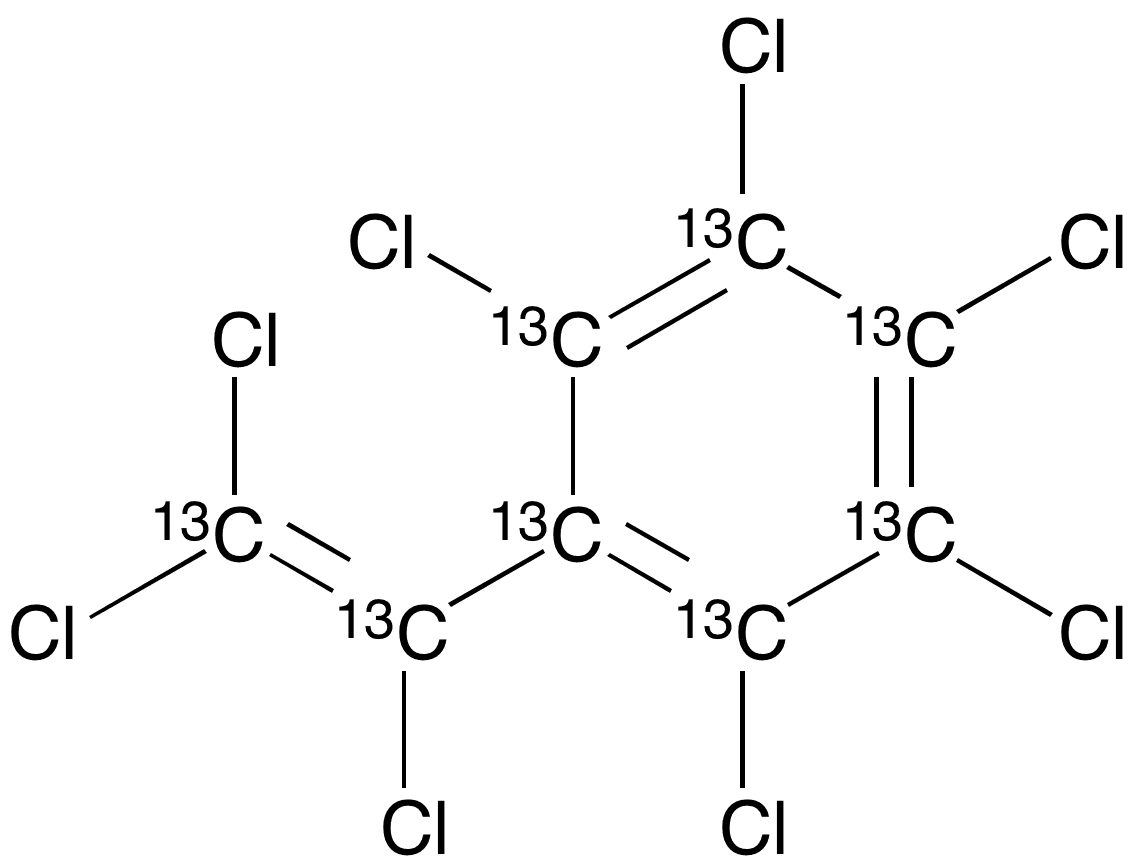 Perchlorostyrene-13C8 - Chemical structure and product image
