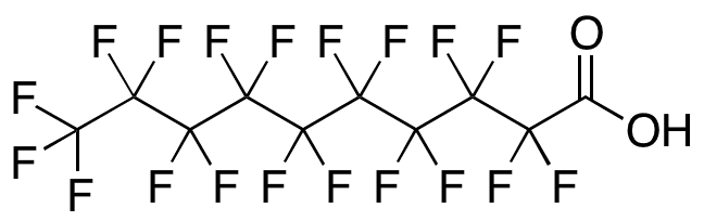 Perfluorodecanoic Acid - Chemical structure and product image