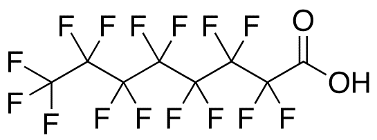 Perfluorooctanoic Acid - Chemical structure and product image