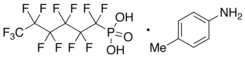 Perfluorohexylphosphonic Acid 4-Methylbenzamine  - Chemical structure and product image