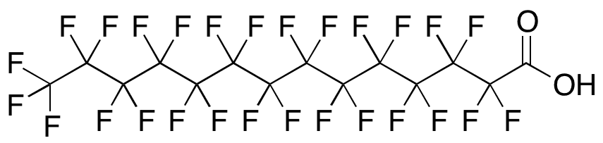 Perfluorotetradecanoâ€‹ic Acid - Chemical structure and product image