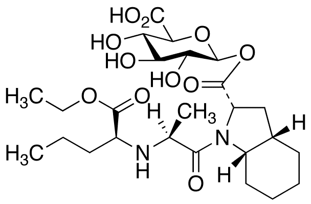 Perindopril Acyl-beta-D-glucuronide - Chemical structure and product image
