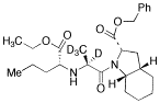 (1R) Perindopril-d4 Benzyl Ester - Chemical structure and product image
