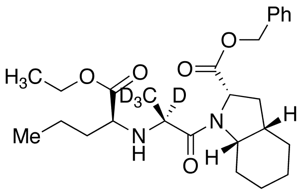 (1S)-Perindopril-d4 Benzyl Ester - Chemical structure and product image