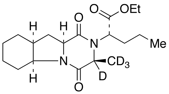 Perindopril Diketopiperazine-d4 - Chemical structure and product image
