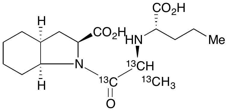 Perindoprilat-13C3 (Mixture of Diastereomers) - Chemical structure and product image
