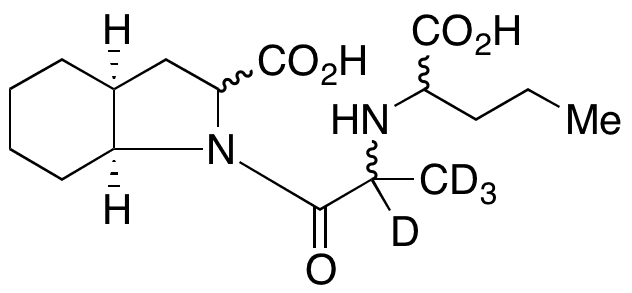 Perindoprilat-d4(Mixture of Diastereomers) - Chemical structure and product image