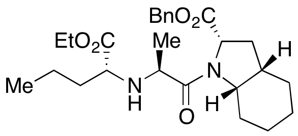 (1R)-Perindopril Benzyl Ester - Chemical structure and product image