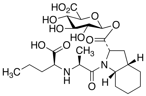 Perindoprilat Acyl-beta-D-glucuronide - Chemical structure and product image