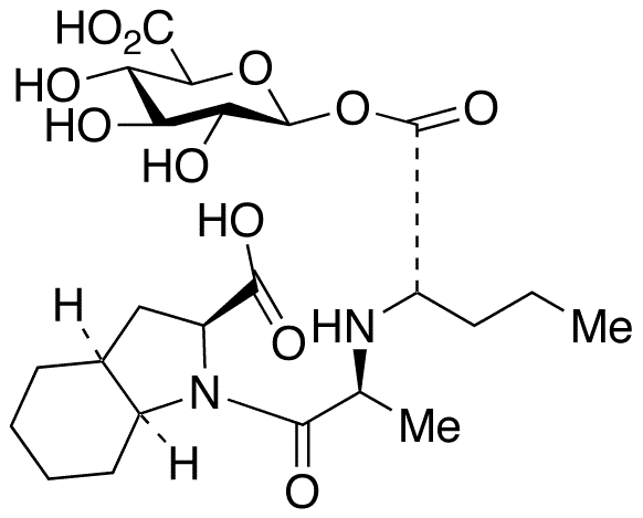 Perindoprilat Propylglycine Acyl-beta-D-glucuronide - Chemical structure and product image