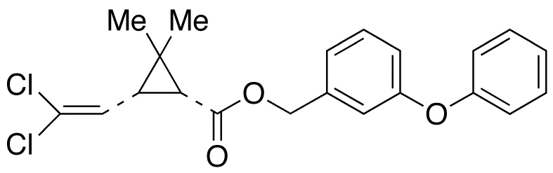 Permethrin (3:5 cis/trans mixture) - Chemical structure and product image