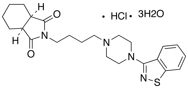 Perospirone Hydrochloride Hydrate - Chemical structure and product image