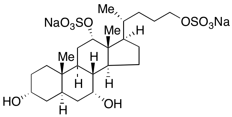 Petromyzonol 12,24-Disulfate Disodium Salt - Chemical structure and product image