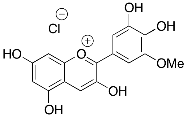 Petunidin Chloride - Chemical structure and product image
