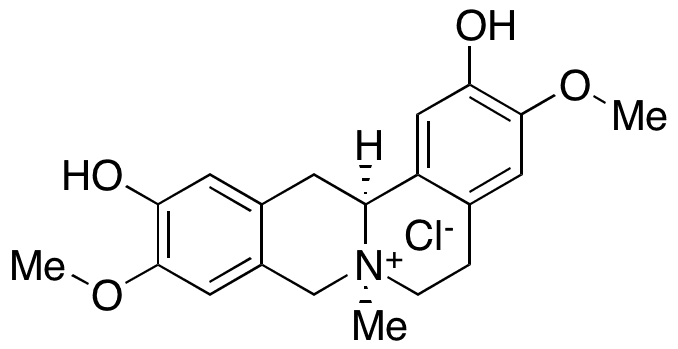 Phellodendrine Chloride - Chemical structure and product image