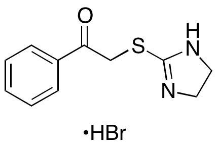 2-(Phenacylthio)-2-imidazoline Hydrobromide - Chemical structure and product image