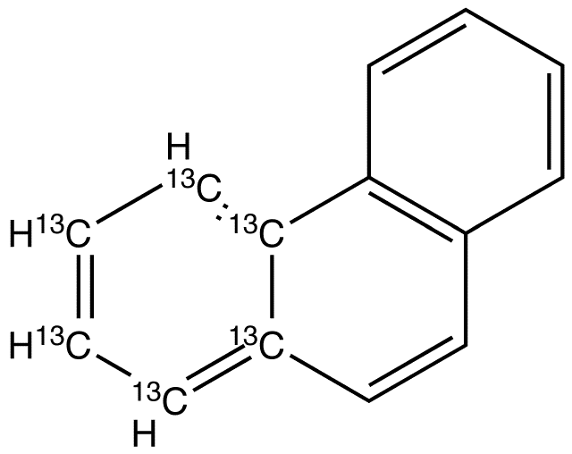 Phenanthrene-13C6 (Contain 4% unlabeled) - Chemical structure and product image