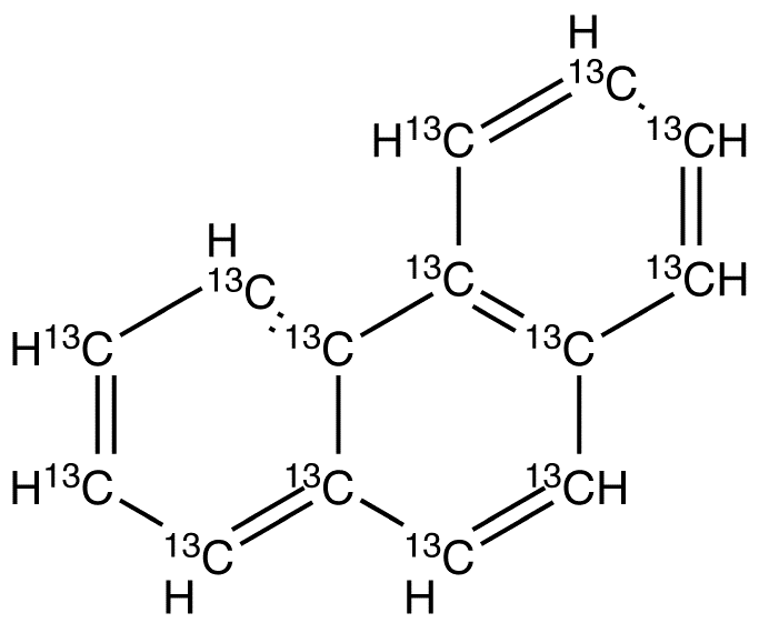 Phenanthrene-[U-13C] - Chemical structure and product image
