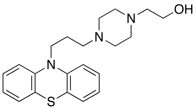 4-(3-Phenothiazin-10-ylpropyl)-1-piperazineethanol - Chemical structure and product image