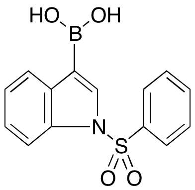 1-(Phenylsulfonyl)-3-indolylboronic Acid - Chemical structure and product image