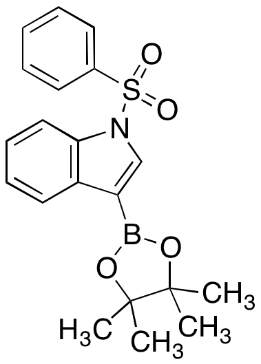 1-(Phenylsulfonyl)-3-indolylboronic Acid Pinacol Ester - Chemical structure and product image