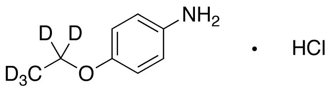 p-Phenetidine-d5 Hydrochloride - Chemical structure and product image