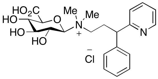 Pheniramine Ammonium Glucuronide - Chemical structure and product image