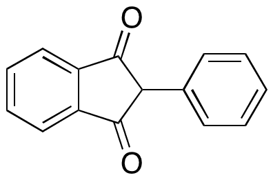 Phenindione - Chemical structure and product image