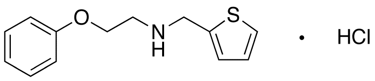 2-Phenoxyethyl-2,2-thenylaminoethane, Hydrochloride - Chemical structure and product image