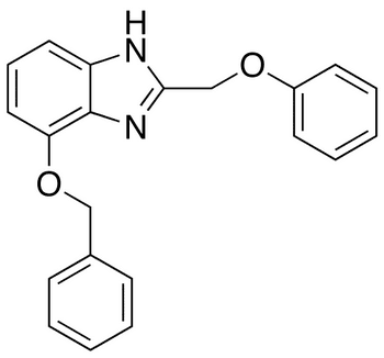 2-Phenoxymethyl-7-phenylmethoxy-1H-benzimidazole - Chemical structure and product image
