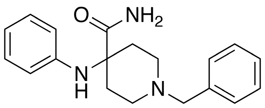 4-(Phenylamino)-1-benzyl-4-piperidinecarboxamide - Chemical structure and product image