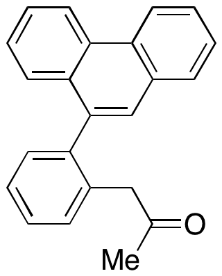 1-(2-(Phenanthren-9-yl)phenyl)propan-2-one - Chemical structure and product image
