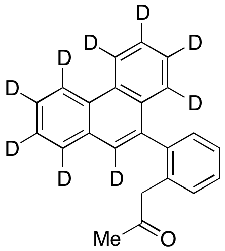 1-(2-(Phenanthren-9-yl)phenyl)propan-2-one-d9 - Chemical structure and product image