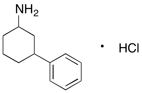 3-Phenylcyclohexan-1-amine Hydrochloride - Chemical structure and product image