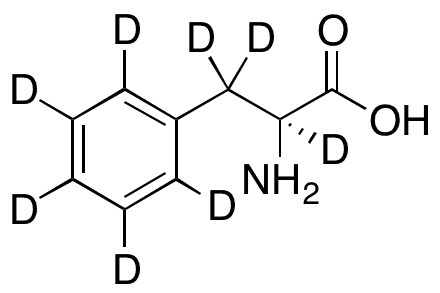 L-Phenyl-d5-alanine-2,3,3-d3 - Chemical structure and product image