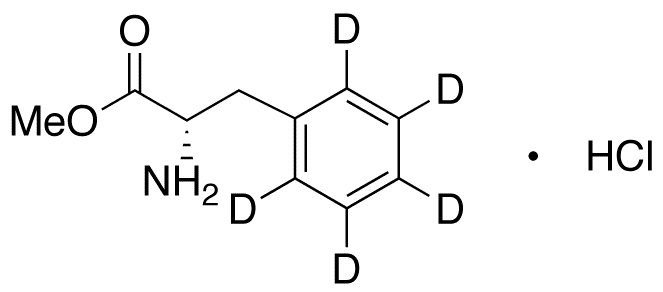 L-Phenylalanine-d5 Methyl Ester Hydrochloride - Chemical structure and product image
