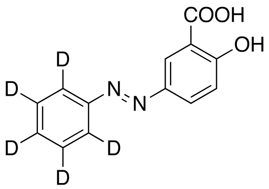 Phenylazosalicylic Acid-d5 - Chemical structure and product image
