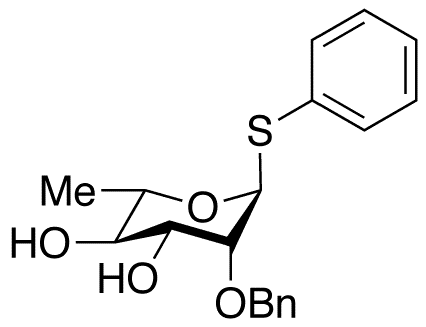 Phenyl-alpha-O-benzyl-1-thio-alpha-L-rhamnopyranoside - Chemical structure and product image